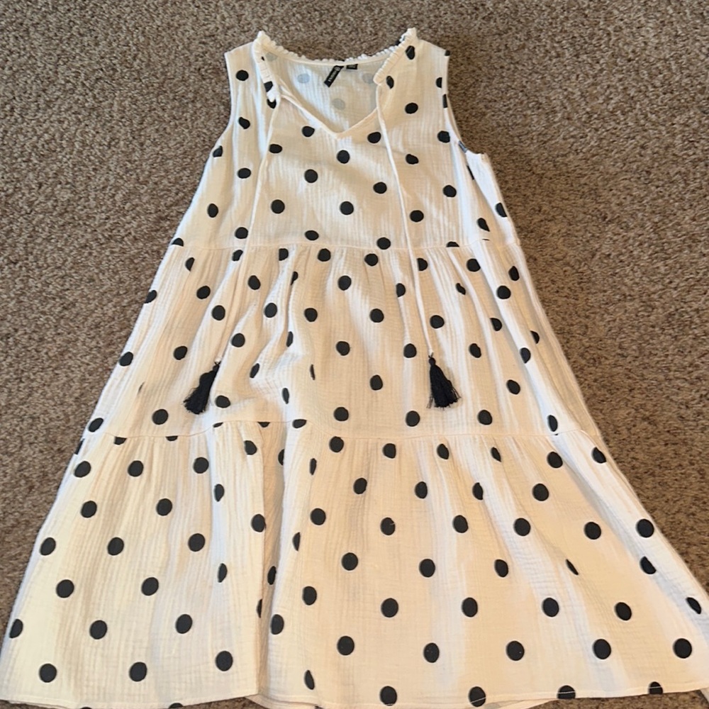 Oversized Polka Dot Dress
